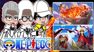 Marines + ( Imu ) React to Luffy's Gear 5 / Joyboy || One piece || Gacha React ( Part 3/3 )