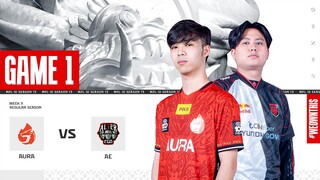 AURA vs ALTER EGO ESPORTS | Regular Season Week 9 Day 3 | Game 1 | #MPLIDS13