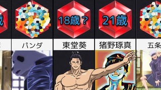 【咒术回战】全角色的年龄设定！东堂18岁!你敢信。