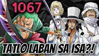 ONE PIECE 1067: MASYADO NG MALAKAS SI ZORO PARA SA TATLONG CP0?! | VEGAPUNK TINELEPORT ANG LULUSIA?!