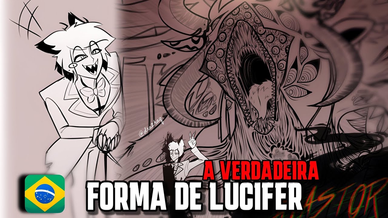 A VERDADEIRA FORMA DO LÚCIFER - ( HAZBIN HOTEL COMIC ) | DUBLADO - BiliBili