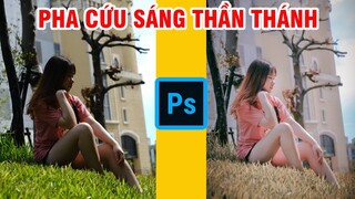 PHA CỨU SÁNG THẦN THÁNH BẰNG PHOTOSHOP| #Hainguyen