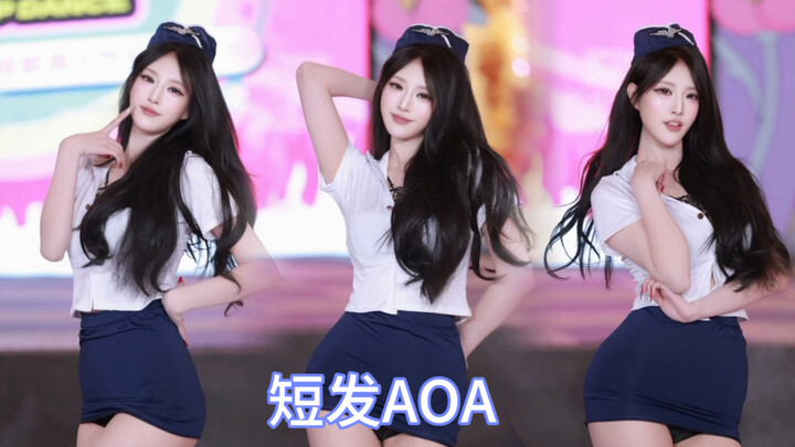 Tóc ngắn [AOA] phiên bản đồng phục Zero Cal – Các em ơi, cất cánh thôi!