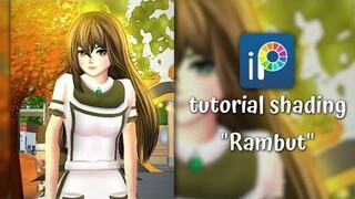 Tutorial Shading Rambut🧚‍♀️🍃 ||Sakura School Simulator (ibis paint x)