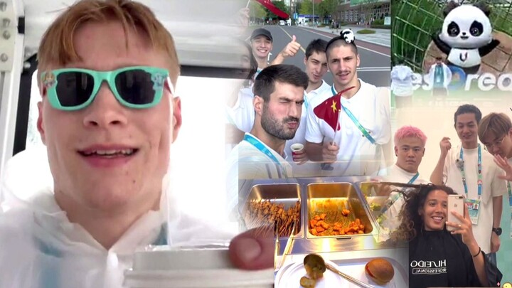 College students from around the world share their Chengdu FISU World University Games vlogs: food, 