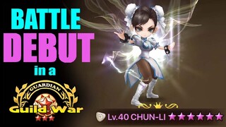 OP Light Chun Li Debuts in a Top Tier G3 Guild War! - Summoners War
