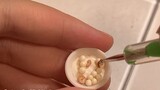 The first mini New Year’s Eve dinner! Soft clay miniature handmade