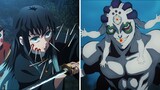 Tokitou vs Gyokko Upper Moon 5 | Gyokko trap Tokitou in Blood Demon Art | Demon Slayer S3 Episode 5