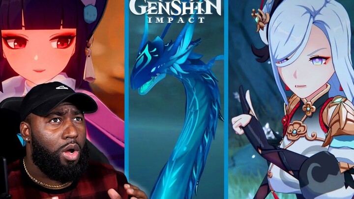 [Genshin Impact /Cooked Meat] Foreigners' Reactions to the CG of "Shen Nu Pi Guan" and "Feng Qi He G