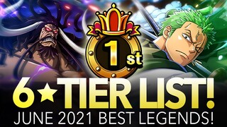 GLOBAL TIER LIST! Best Legends June 2021! (ONE PIECE Treasure Cruise)