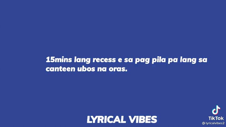 Credits to LYRICAL VIBES