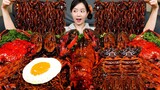 짜장 🦞 랍스터 오징어 팽이버섯 먹방 레시피 Jjajang Squid Lobster Enoki Mushrooms Seafood Recipe Mukbang ASMR Ssoyoung
