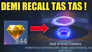 NGABISIN SEMUA DIAMOND KUNING UNTUK RECALL TAS TAS !! PAKE TRIK INI !