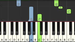 A Caroling We Go - Easy Piano