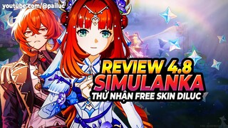 Review 4.8 Simulanka: 3 Chìa Khoá Vết Tích! Lụm "Skin" Diluc! Cái Ôm Bất Ngờ Từ... Genshin Impact