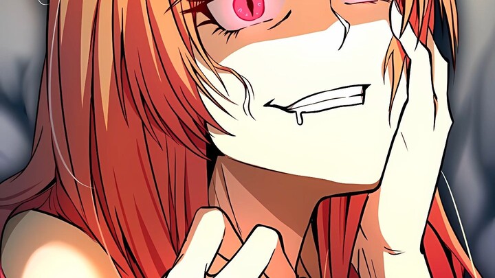 In the 4th episode of Crazy World, in order to prevent the village girl from becoming a yandere woma