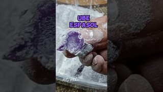 Ube Espasol | How to Make Espasol #shorts #easyrecipe #pinoyfood