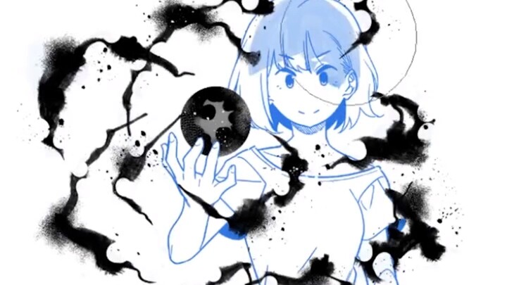 【kawaiisensei】Just three steps! Teach you step by step how to draw "darkness"