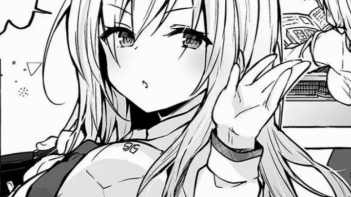 『Comic Moment』 "The tsundere hottie has high offense and low defense, and she likes to show off, and