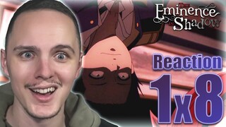 DARK KNIGHT ACADEMY UNDER ATTACK | The Eminence in Shadow Episode 8 Reaction