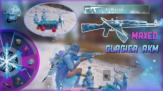 Glacier AKM 😍 Max Level Lucky Spin ❄️ PUBG MOBILE ⛄️  مونتاج تطوير إيكي النهر الجليدي ماكس