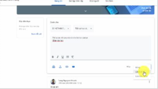 Quản lý bảng tin lớp học google classroom