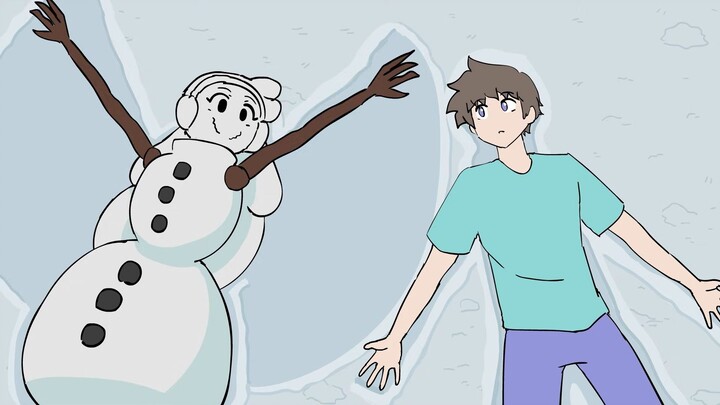 Smiling Snowman | Minecraft Animation