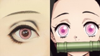 Kamado Nezuko from Kimetsu no Yaiba 竈門 禰豆子 | Tutorial: Anime Eye Makeup 289