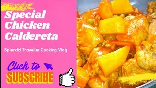 SPECIAL CHICKEN CALDERETA | FILIPINO DISH | PANLASANG PINOY