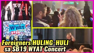 Kita sa video, GINAGAWANG ito ng mga FOREIGNERS sa SB19 WYAT Concert!