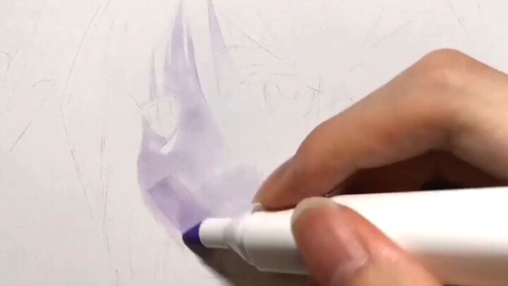 A hard-tip marker can really send a drawing like this