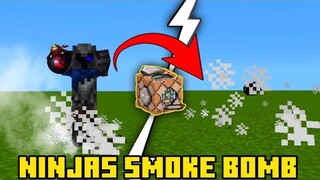 How to make a Ninja Smoke Bomb in Minecraft using Command Blocks | No Mods