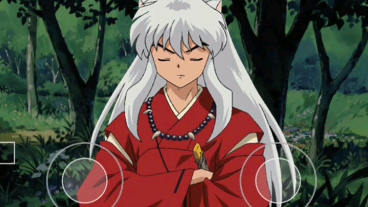 Inuyasha Secret of the Cursed Mask clip - Meet Inuyasha and Myoga
