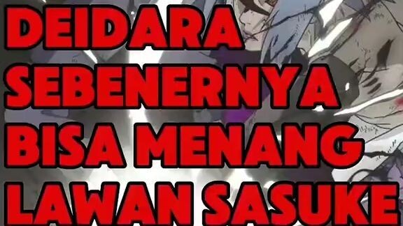 mengapa daidara kalah dari sasuke