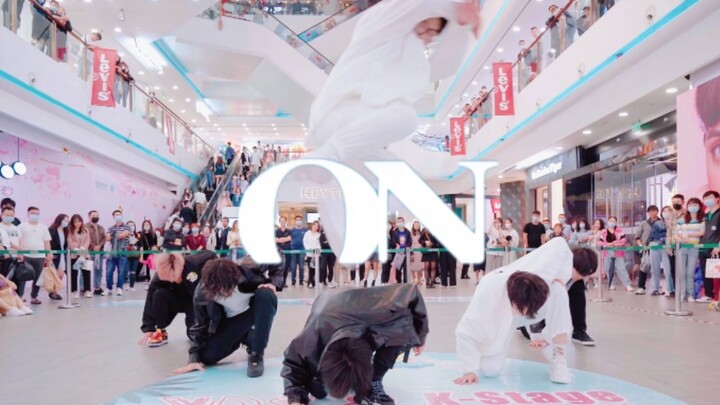 【男德学院】BTS—ON 上海第一个全男生翻跳组合第一场路演 来享受男团人带来的极致吧！