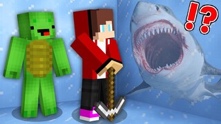 Mikey and JJ Trapped Under ICE in Minecraft (Maizen)