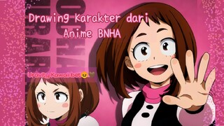 (BOKU NO HERO ACADEMIA) Ngedate bareng Uraraka!!? Halu ku bisa jadi nyata berkat ngegambar🤯