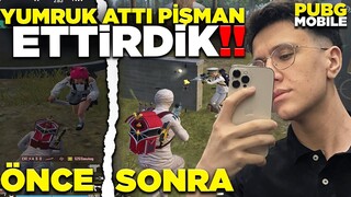 YUMRUK ATIP ALAY EDEN TAKIMI PİŞMAN ETTİRDİK!! - PUBG MOBİLE