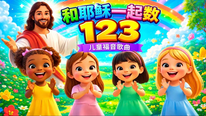 儿童基督教歌曲｜和耶稣一起数123｜123 With Jesus