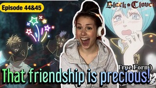 MAGNA AND LUCK COMBO ATTACK/GREY'S TRUE FORM! Black Clover Episode 44 and 45 REACTION + REVIEW