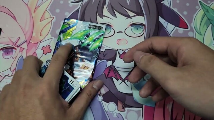 lần đầu thử mở pack digimond