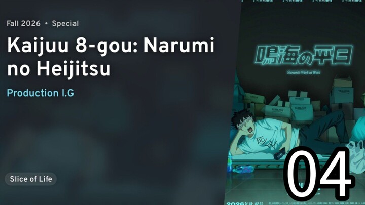 SPECIALS EP 04 Kaiju No. 8: Narumi's Week at Work | 怪獣8号 鳴海の平日 LAST EPISODE