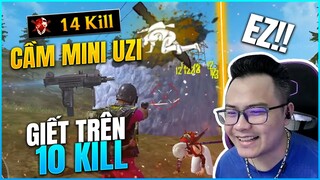 [Free Fire] Thử Thách Cầm Mini Uzi Về Top 1 Cực Dễ