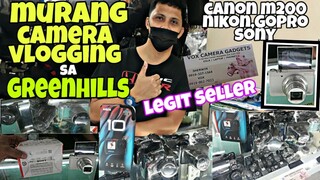 MURANG CAMERA VLOGGING sa GREENHILLS,DSLR | MIRRORLESS canon sony nikon GoPro