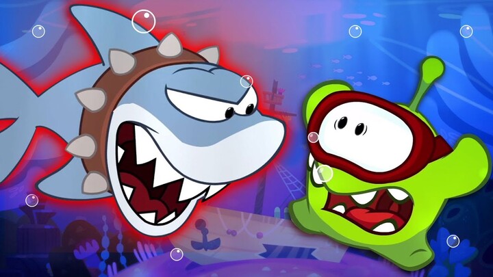 Om Nom Kisah - Perburuan Harta Karun Dengan Hiu |  Kartun Lucu Untuk Anak | Om Nom Bahasa