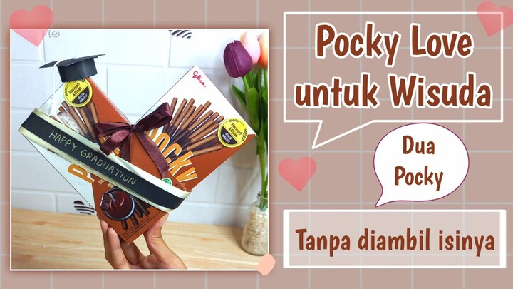 Pocky Love 2 Kotak untuk Wisuda Versi Baru  || Tutorial Kado Bentuk Hati Mudah
