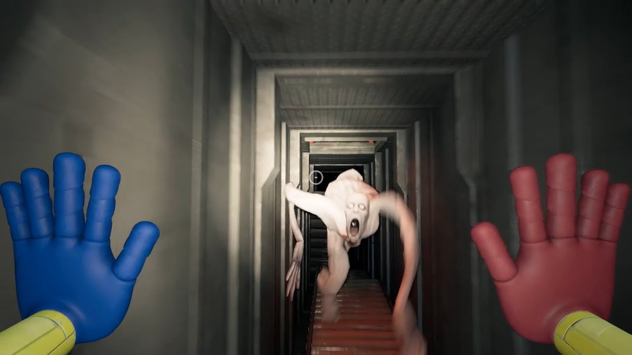 SCP-096 in Poppy Playtime got me like - SCP FNF Huggy Wuggy mod - Bilibili