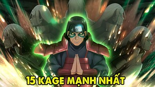 Kage Mạnh Nhất | Xếp Hạng Top 15 Kage Mạnh Nhất Trong Naruto