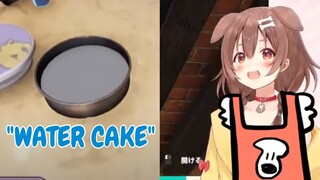 Korone BAKED a CAKE for us...