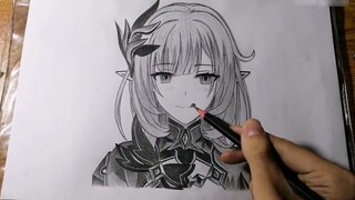 [วาดมือ] นักวางเพลิง "Honkai Impact 3" Alicia